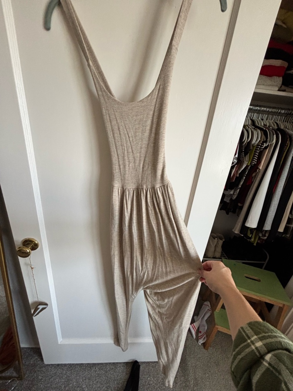 Imbodhi Oatmeal Jumpsuit - Picture 3 of 7